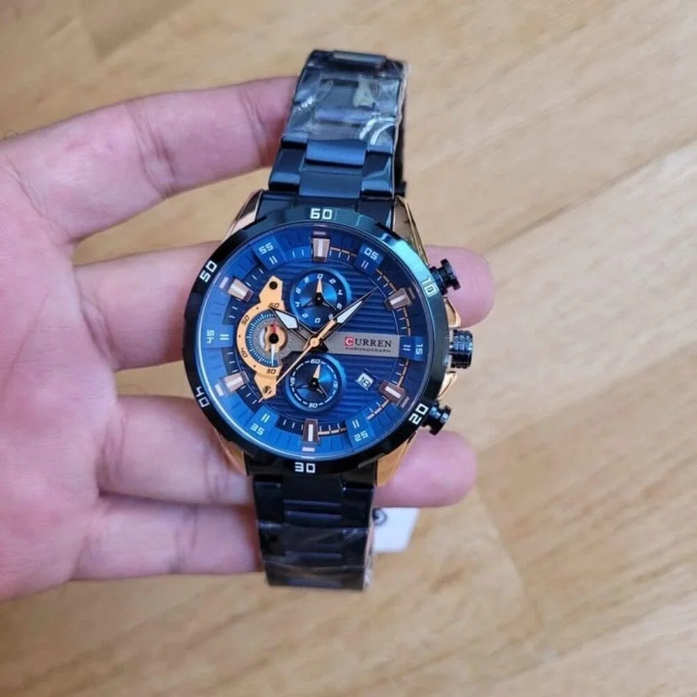 CURREN Stylish Chronograph Stainless Steel Watch for Men‎